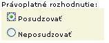 Obrázok komponenty PxRadioButtonList